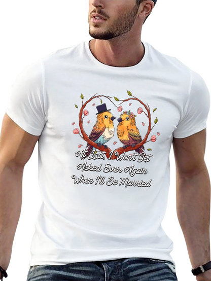Funny Wedding Birds T-Shirt