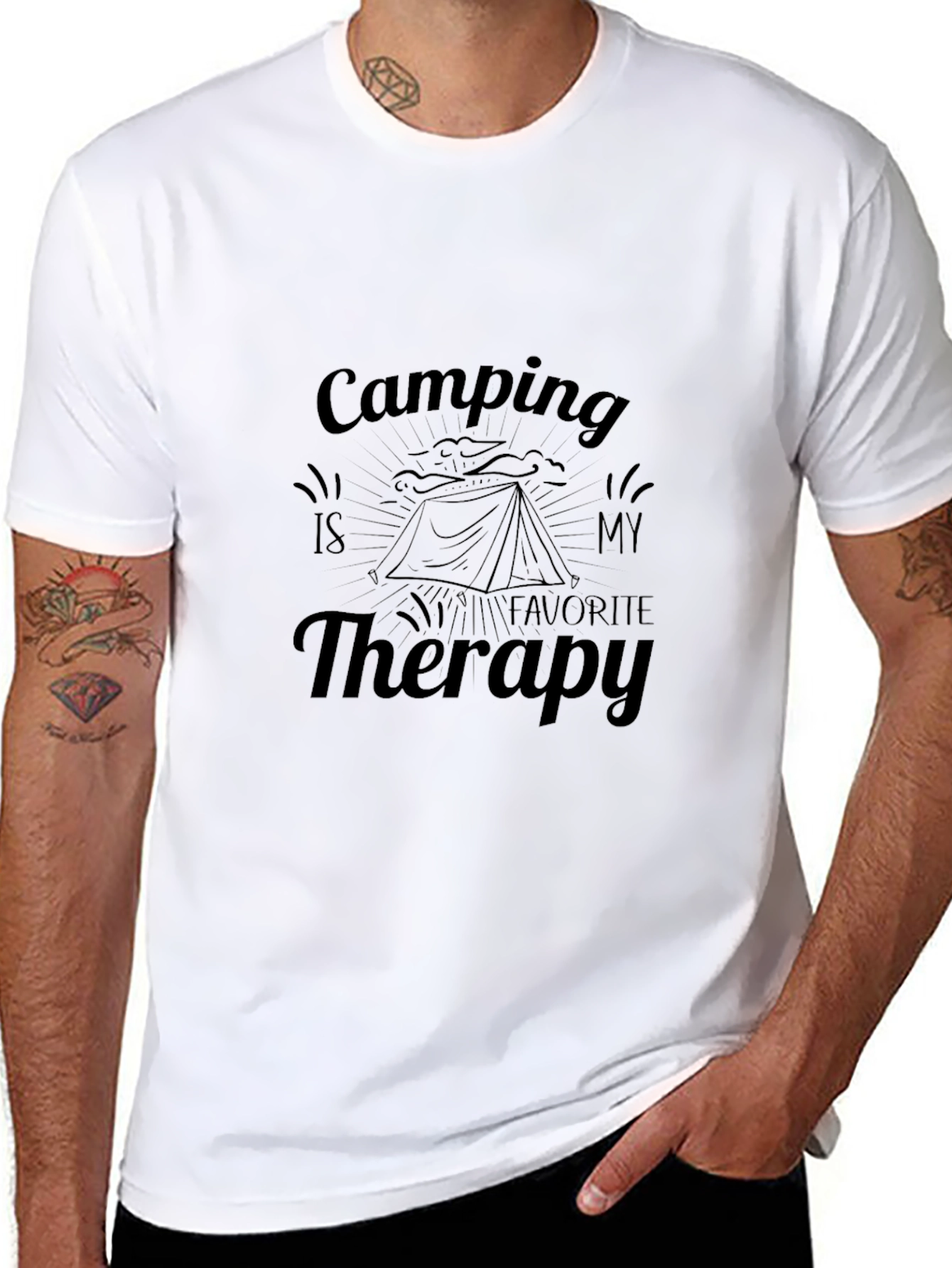 Camping is My Therapy T-Shirt