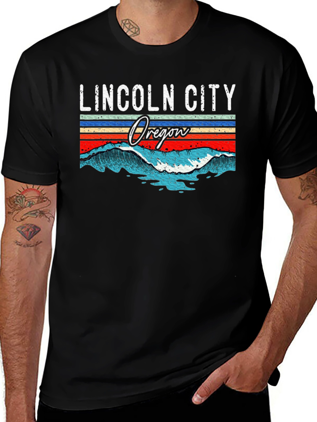 Lincoln City Oregon Graphic Tee