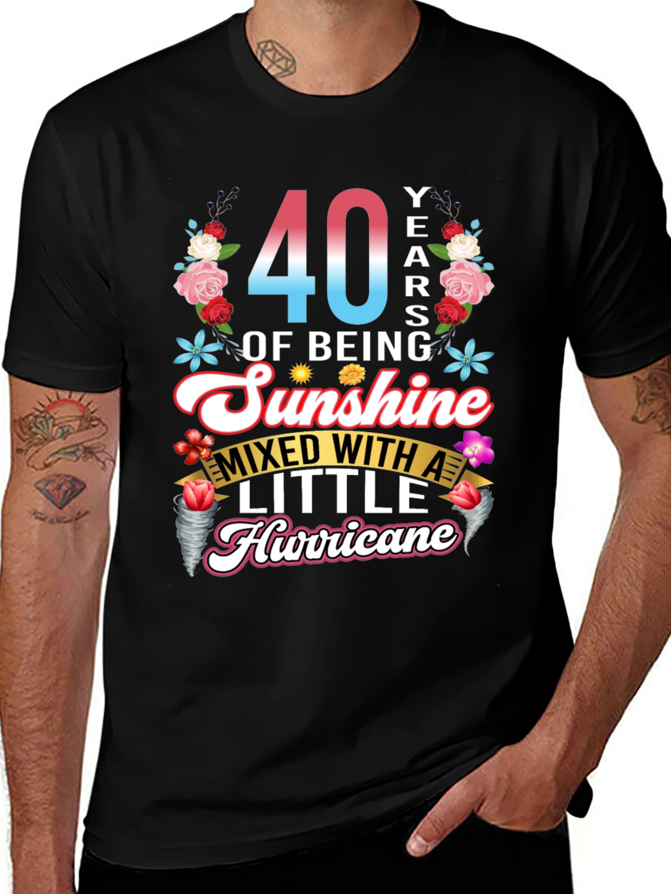 40 Years of Sunshine & Hurricane Tee