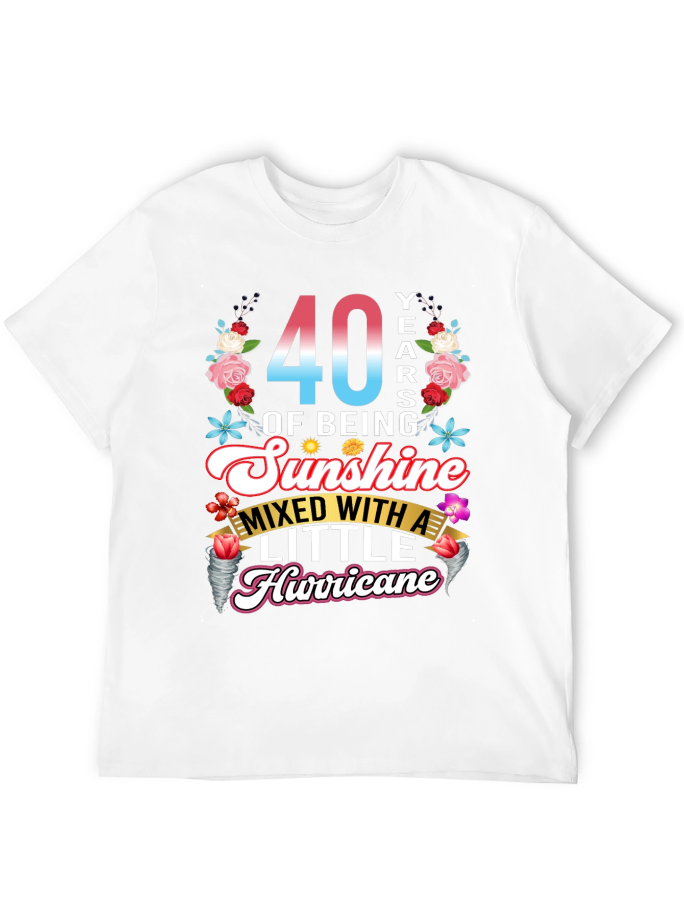 40 Years of Sunshine & Hurricane Tee