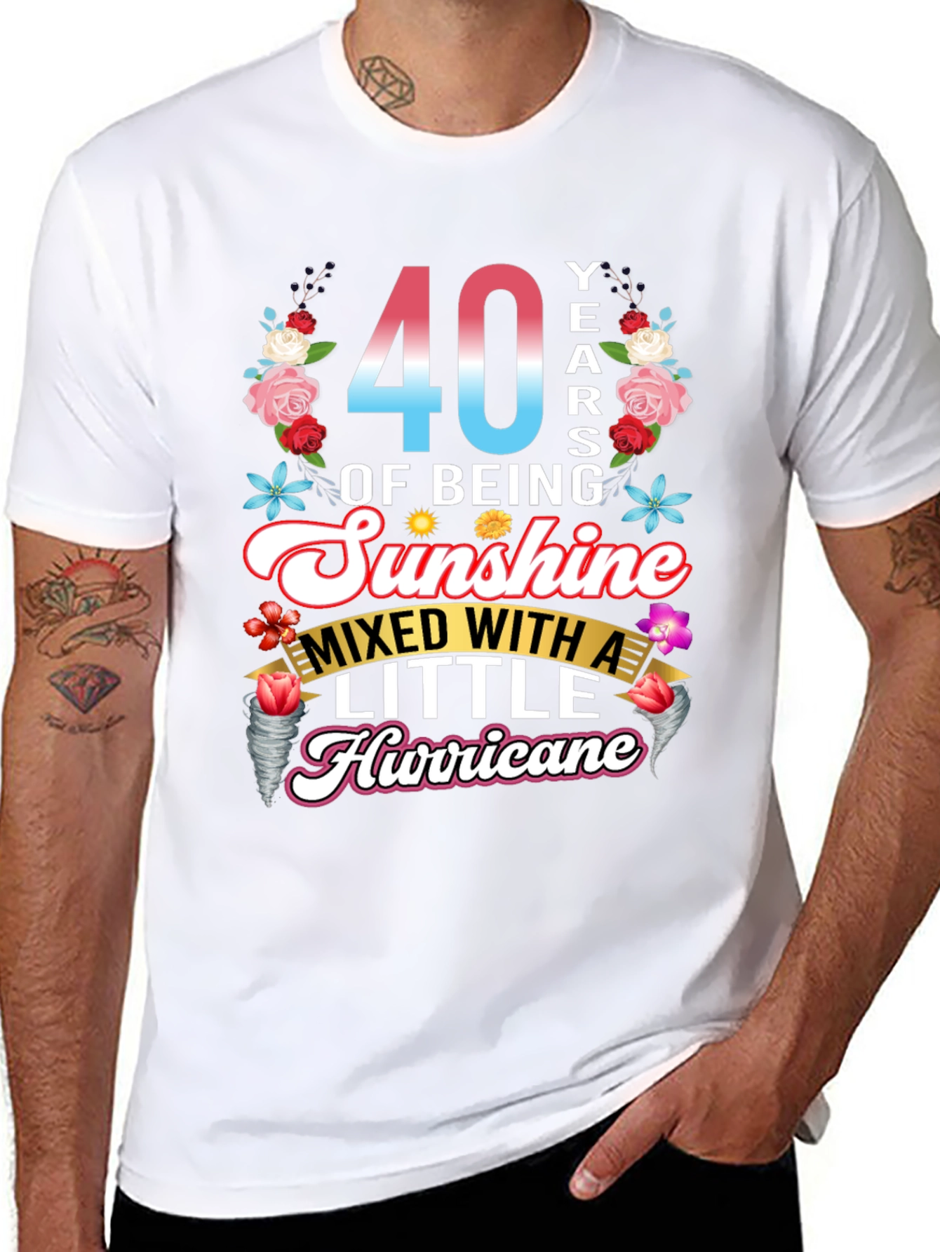 40 Years of Sunshine & Hurricane Tee