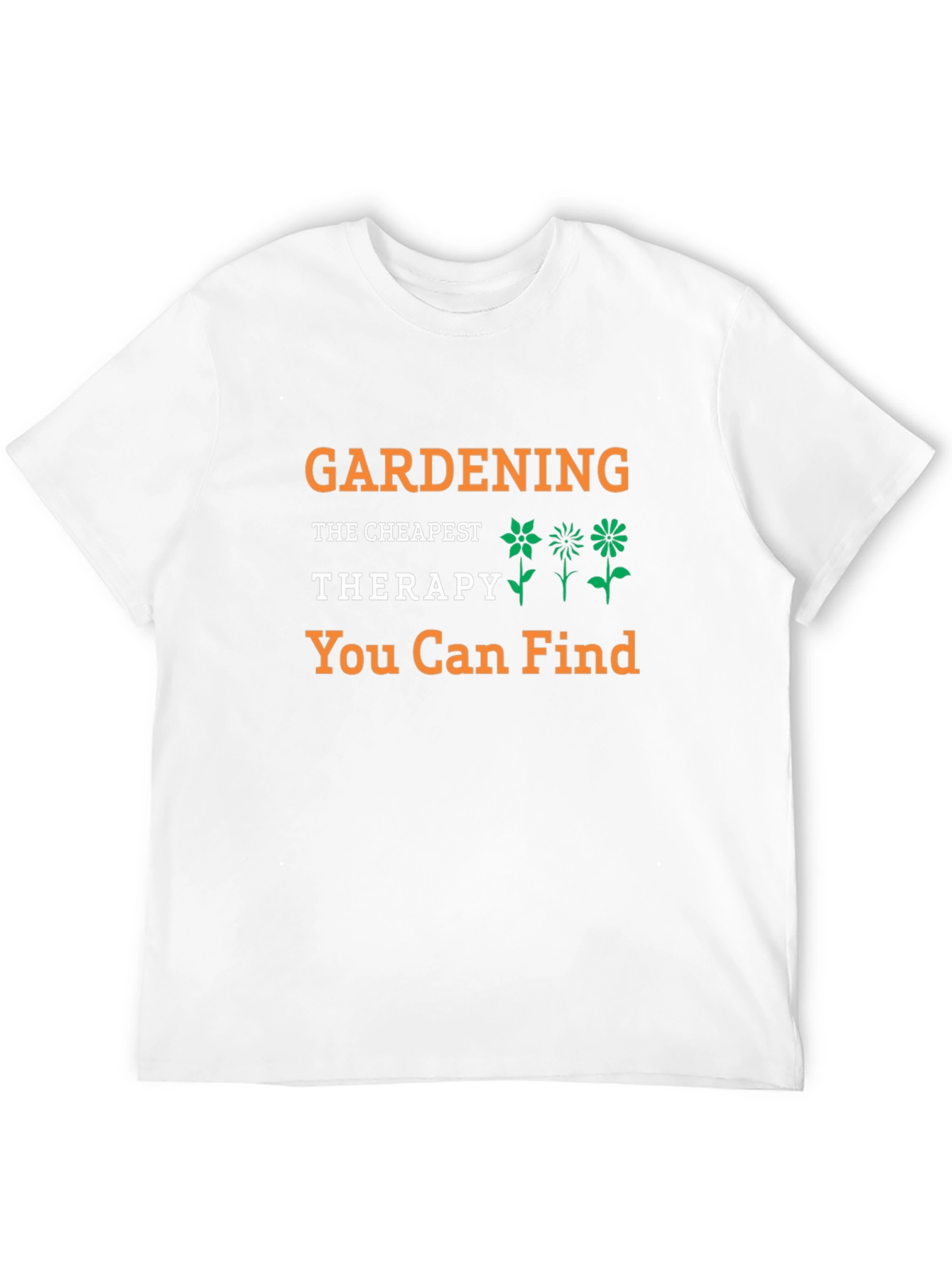 Gardening Therapy T-Shirt - Black Tee