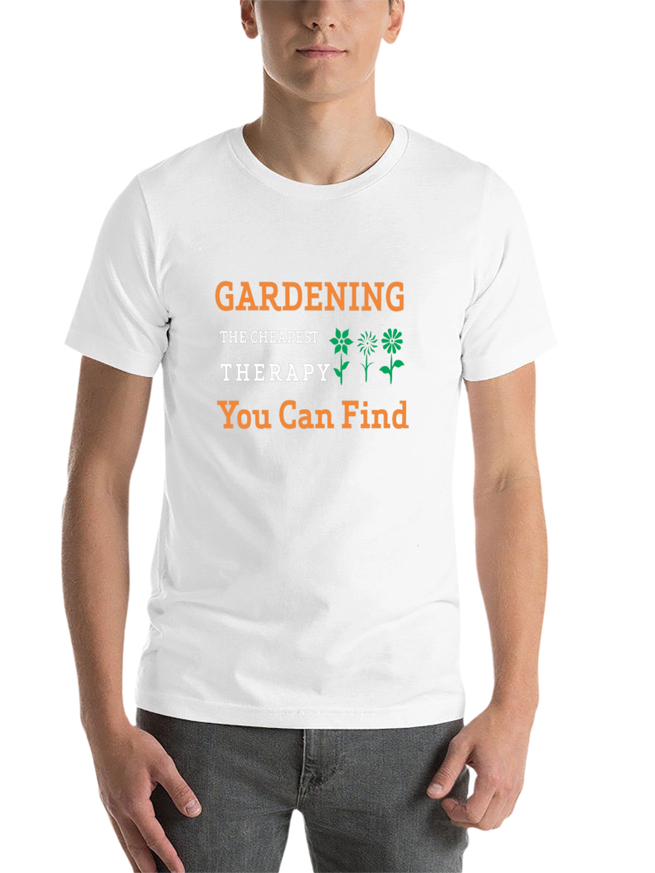 Gardening Therapy T-Shirt - Black Tee