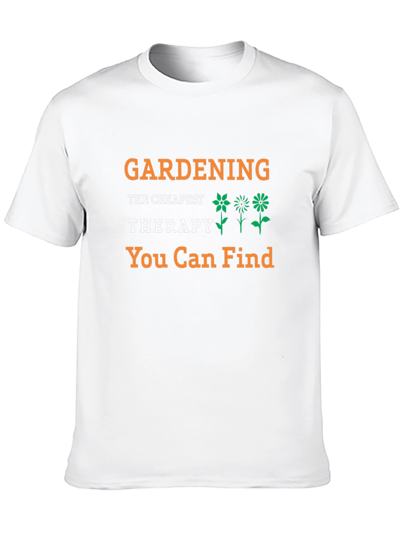 Gardening Therapy T-Shirt - Black Tee