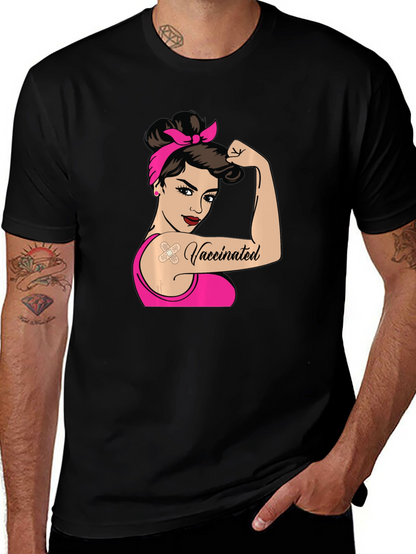 Vaccinated Rosie the Riveter T-Shirt