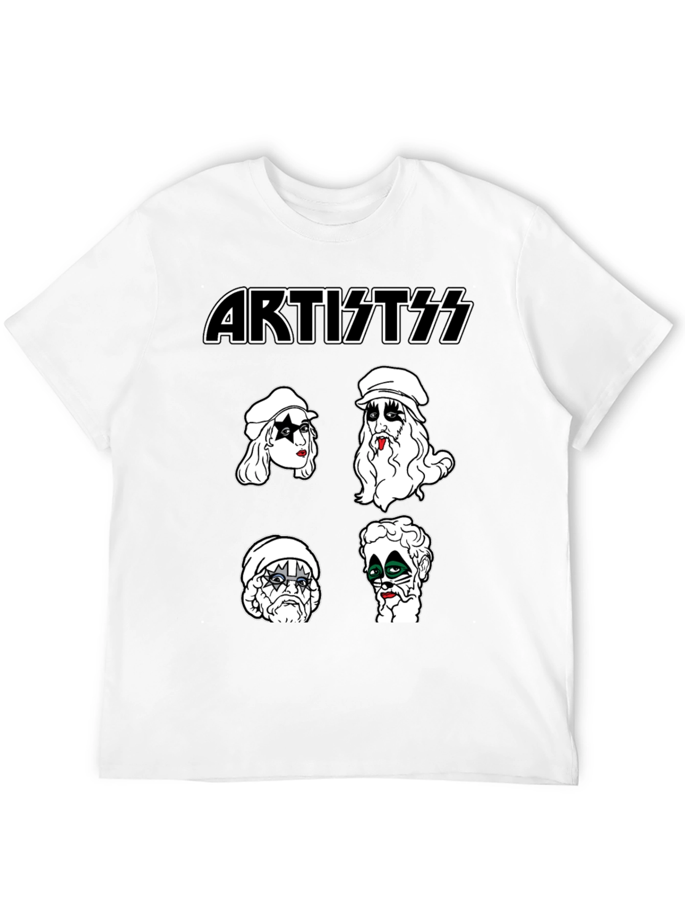 Artist KISS Style Black T-Shirt