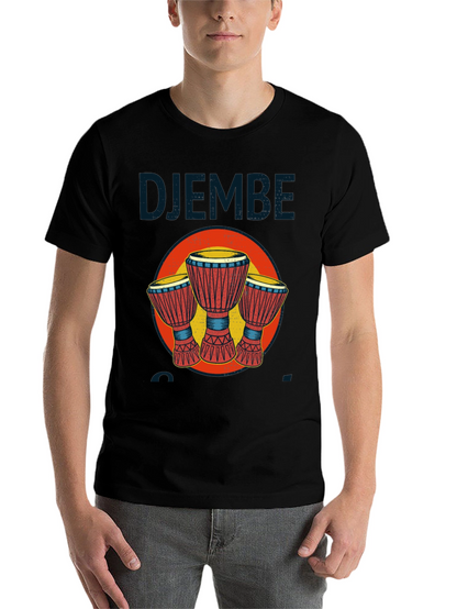 Djembe Drum Graphic T-Shirt - Music Lover Tee