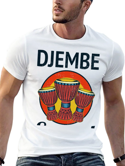 Djembe Drum Graphic T-Shirt - Music Lover Tee