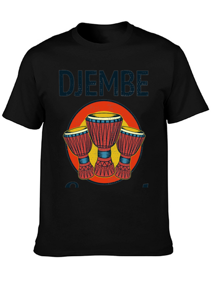 Djembe Drum Graphic T-Shirt - Music Lover Tee
