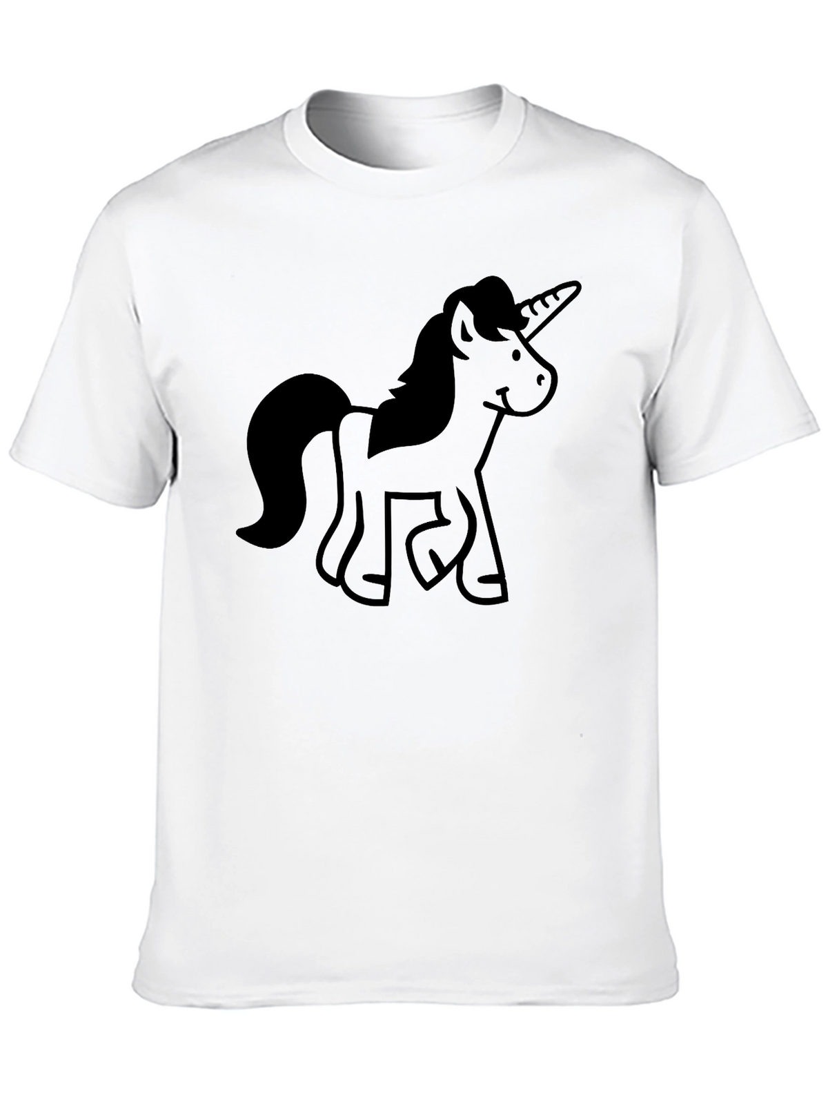 Unicorn Graphic Black T-Shirt