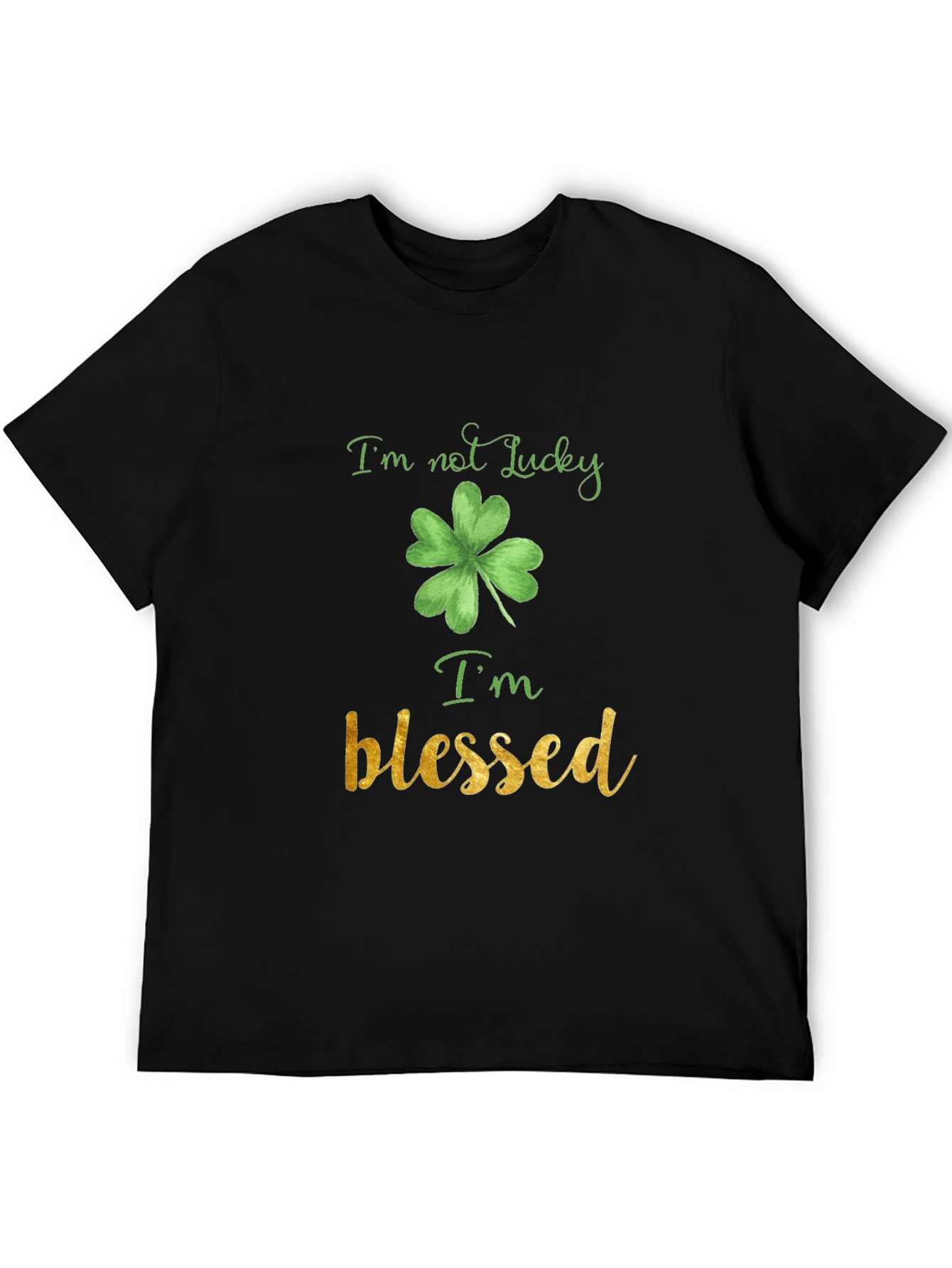 St. Patricks Day Im Blessed Black T-Shirt