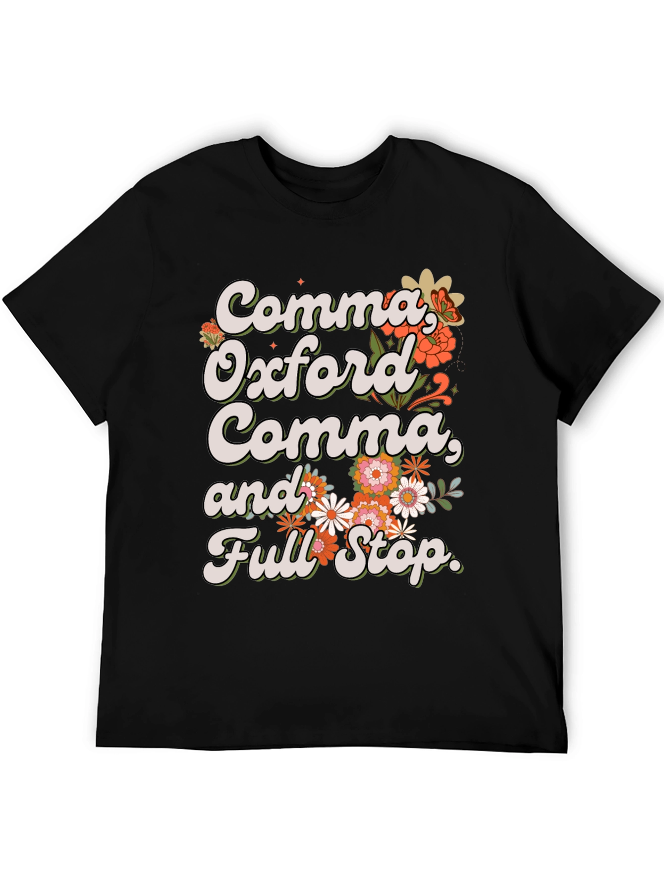 Comma Oxford Comma T-Shirt - Grammar Tee