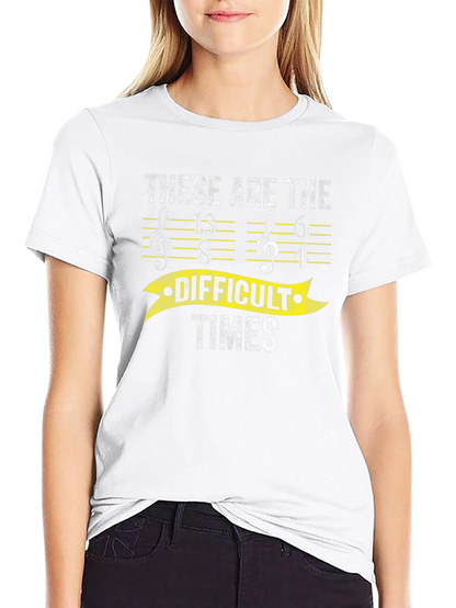Difficult Times Music T-Shirt