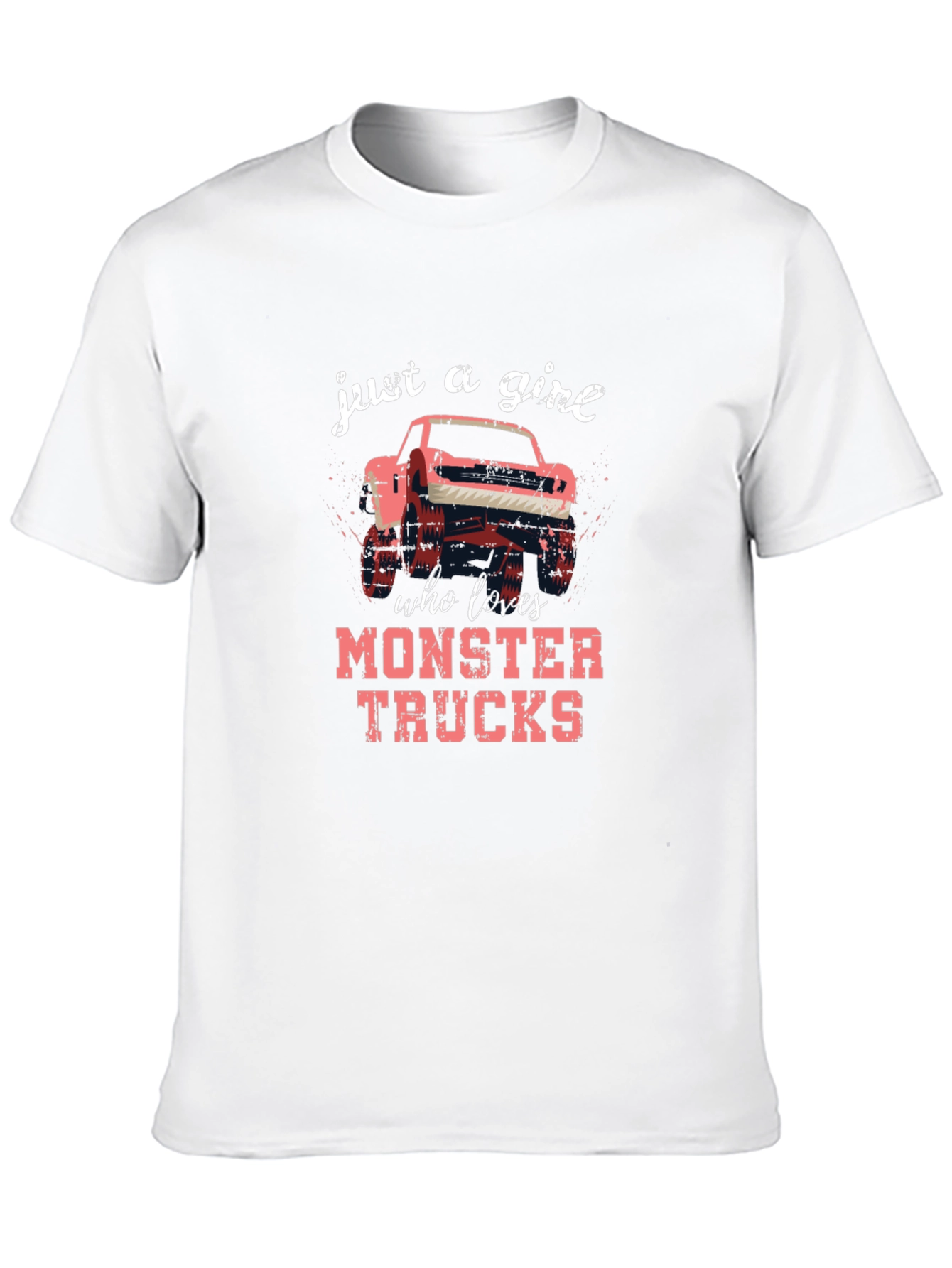 Monster Truck Loving Girls Tee