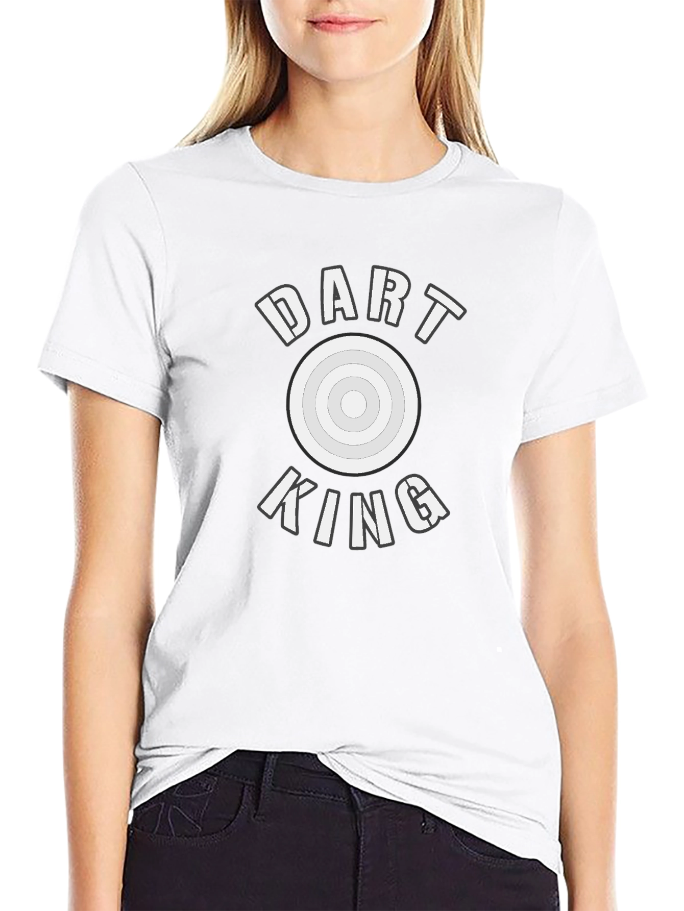 Dart King Tee - Cool Dartboard Graphic T-Shirt