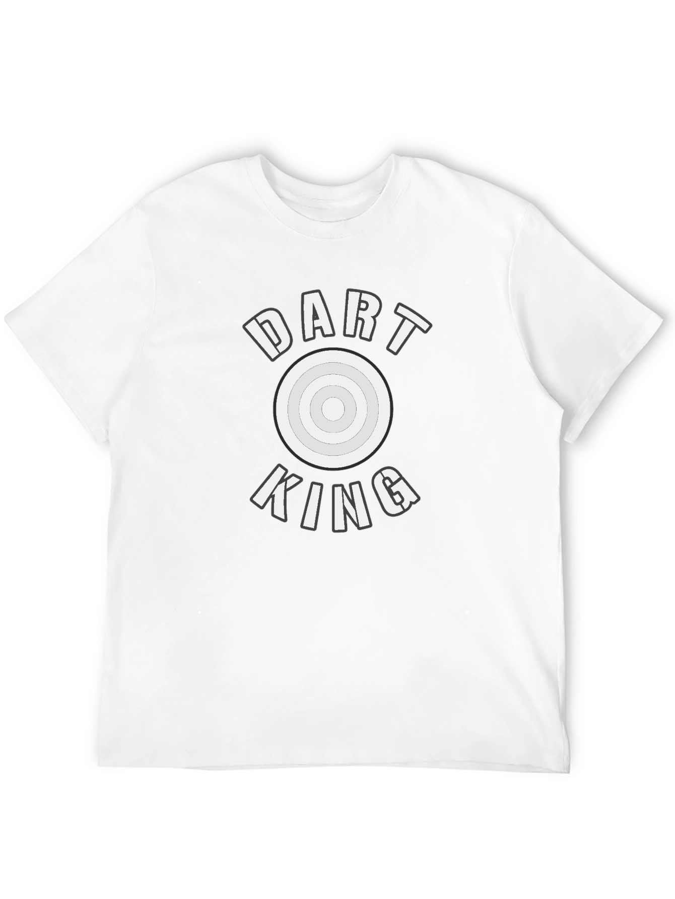 Dart King Tee - Cool Dartboard Graphic T-Shirt