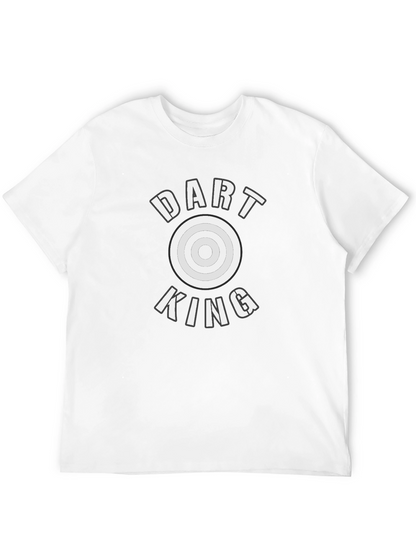 Dart King Tee - Cool Dartboard Graphic T-Shirt