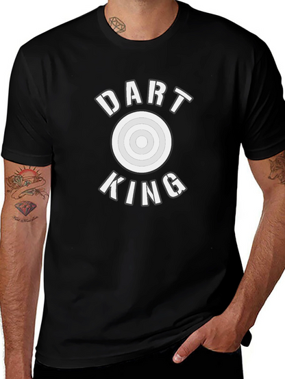 Dart King Tee - Cool Dartboard Graphic T-Shirt