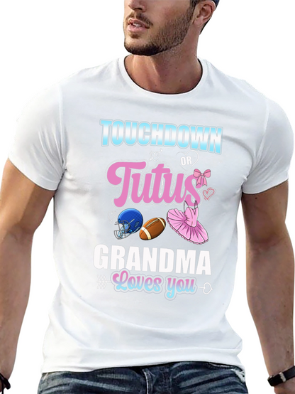 Touchdown or Tutus Grandma T-Shirt