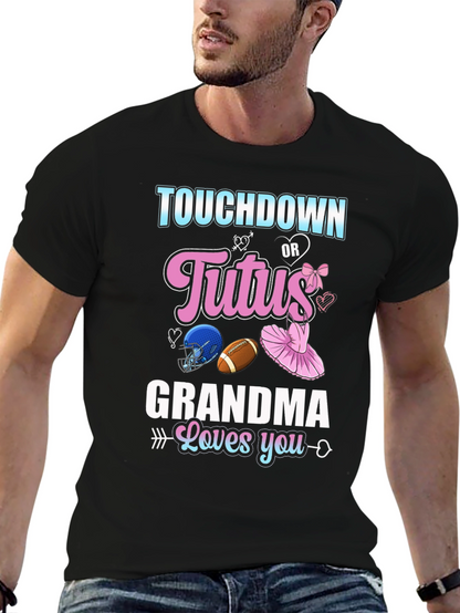 Touchdown or Tutus Grandma T-Shirt