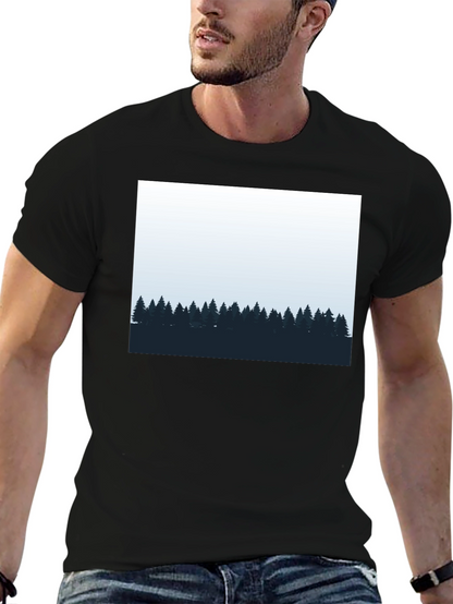 Mens Black Forest Graphic Tee