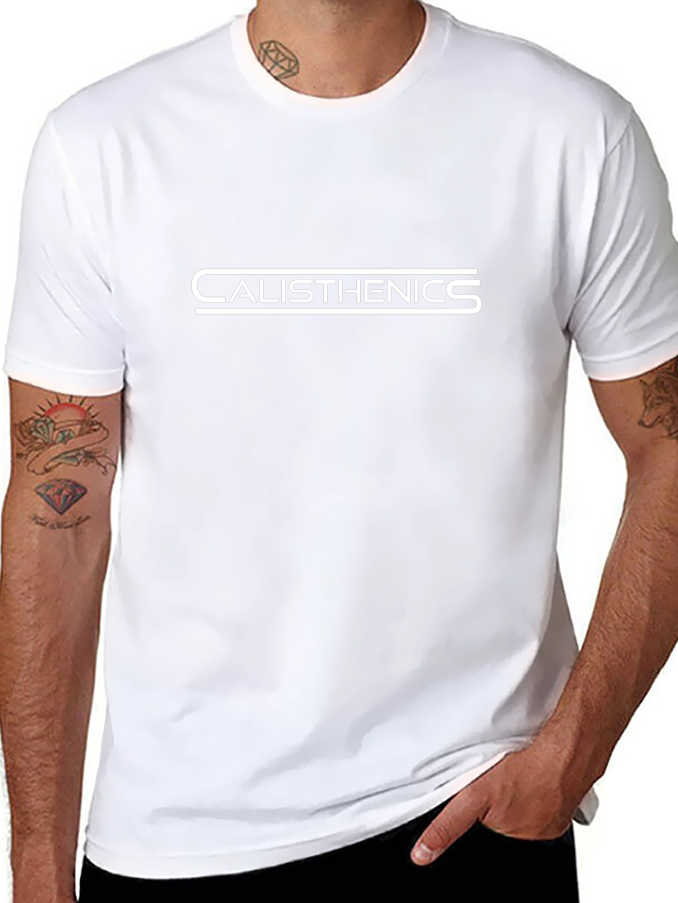 Calisthenics Graphic Tee - Black Cotton Shirt