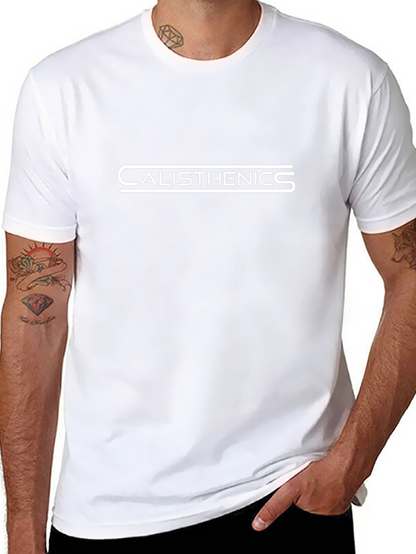Calisthenics Graphic Tee - Black Cotton Shirt