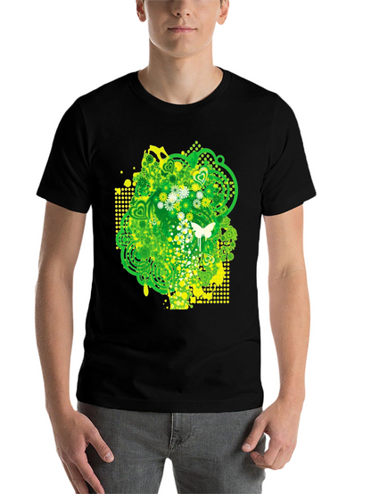 Nature Graphic Tee - Black T-Shirt