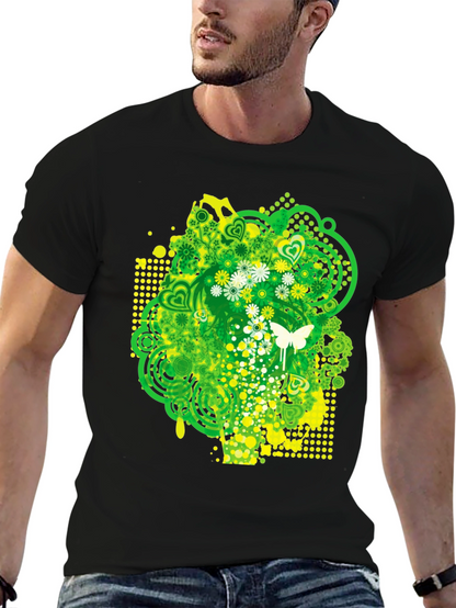 Nature Graphic Tee - Black T-Shirt