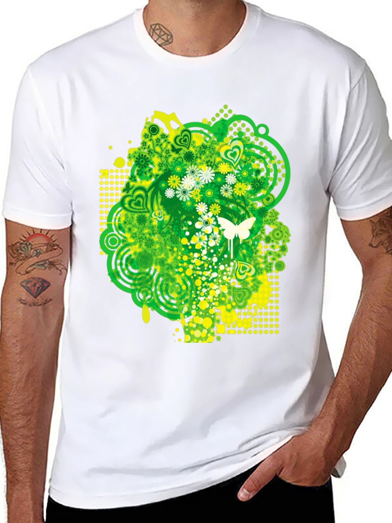 Nature Graphic Tee - Black T-Shirt