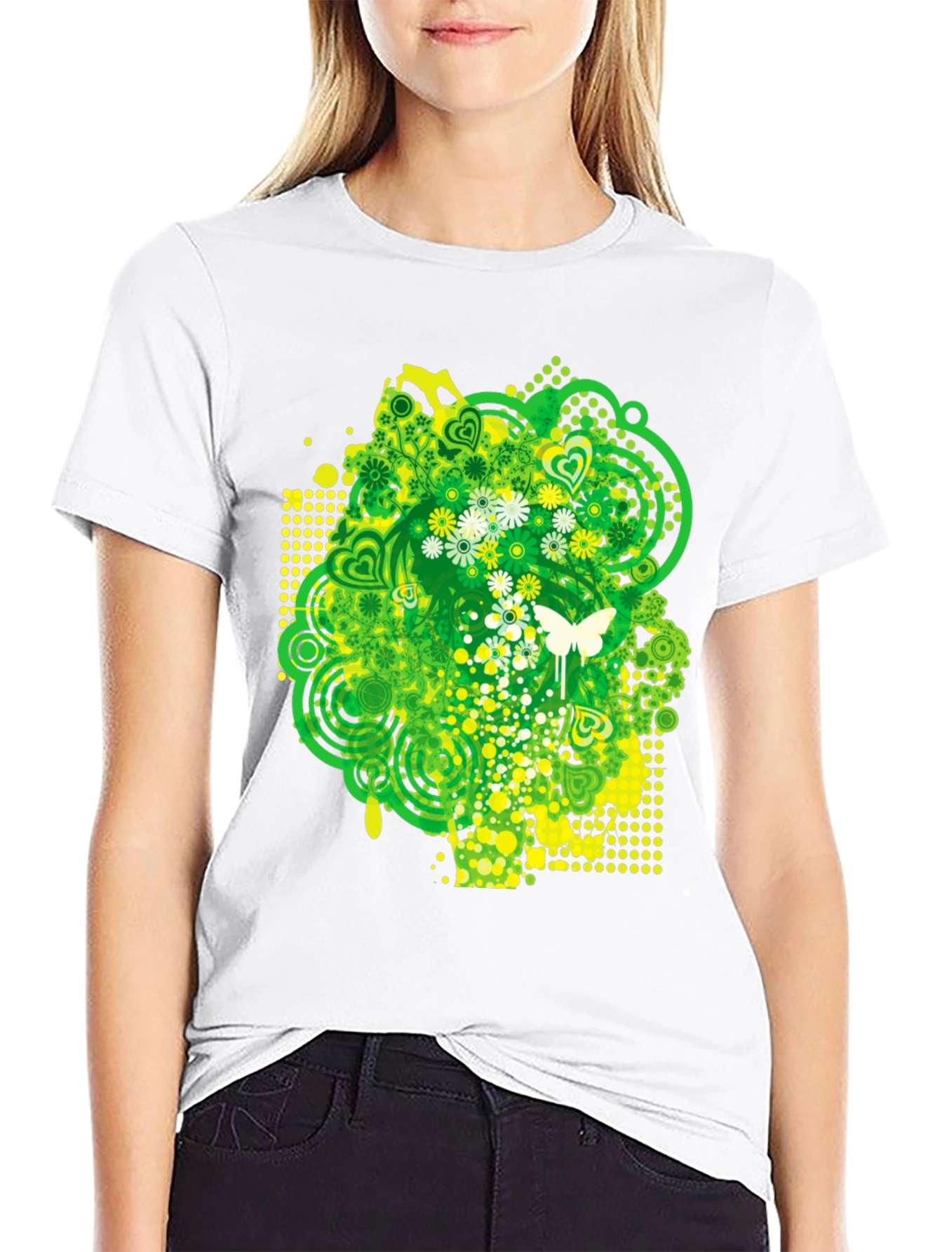 Nature Graphic Tee - Black T-Shirt