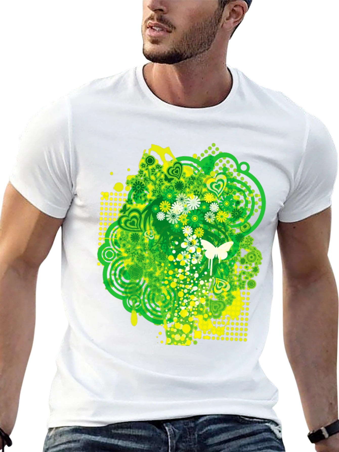 Nature Graphic Tee - Black T-Shirt
