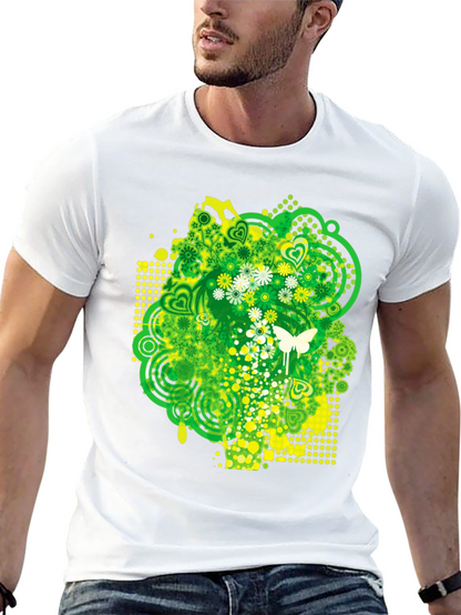 Nature Graphic Tee - Black T-Shirt