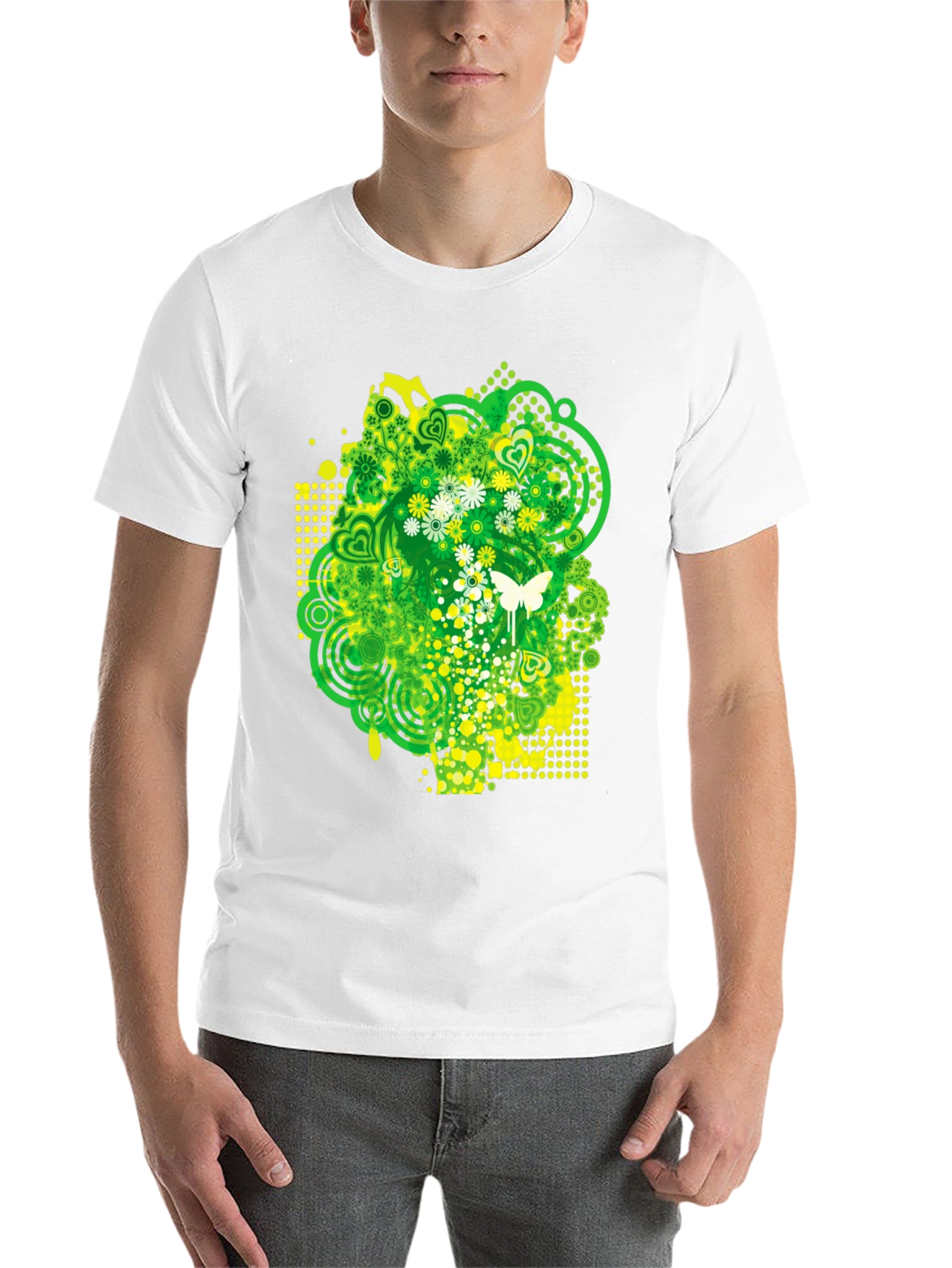 Nature Graphic Tee - Black T-Shirt