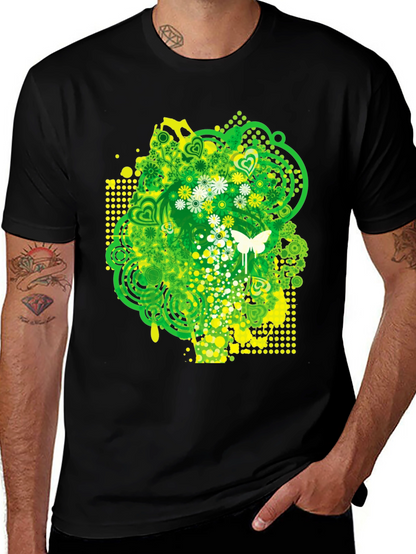 Nature Graphic Tee - Black T-Shirt
