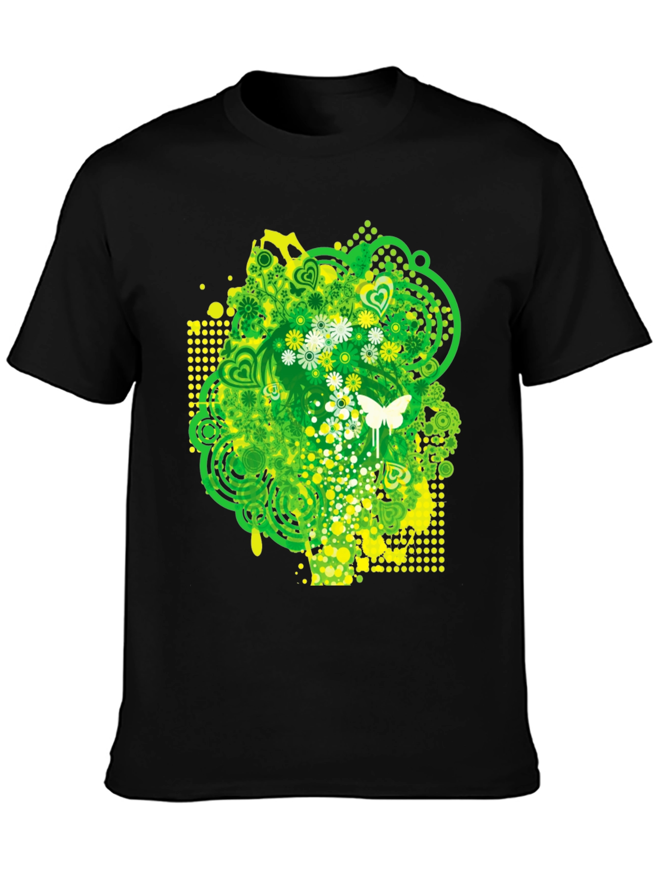Nature Graphic Tee - Black T-Shirt