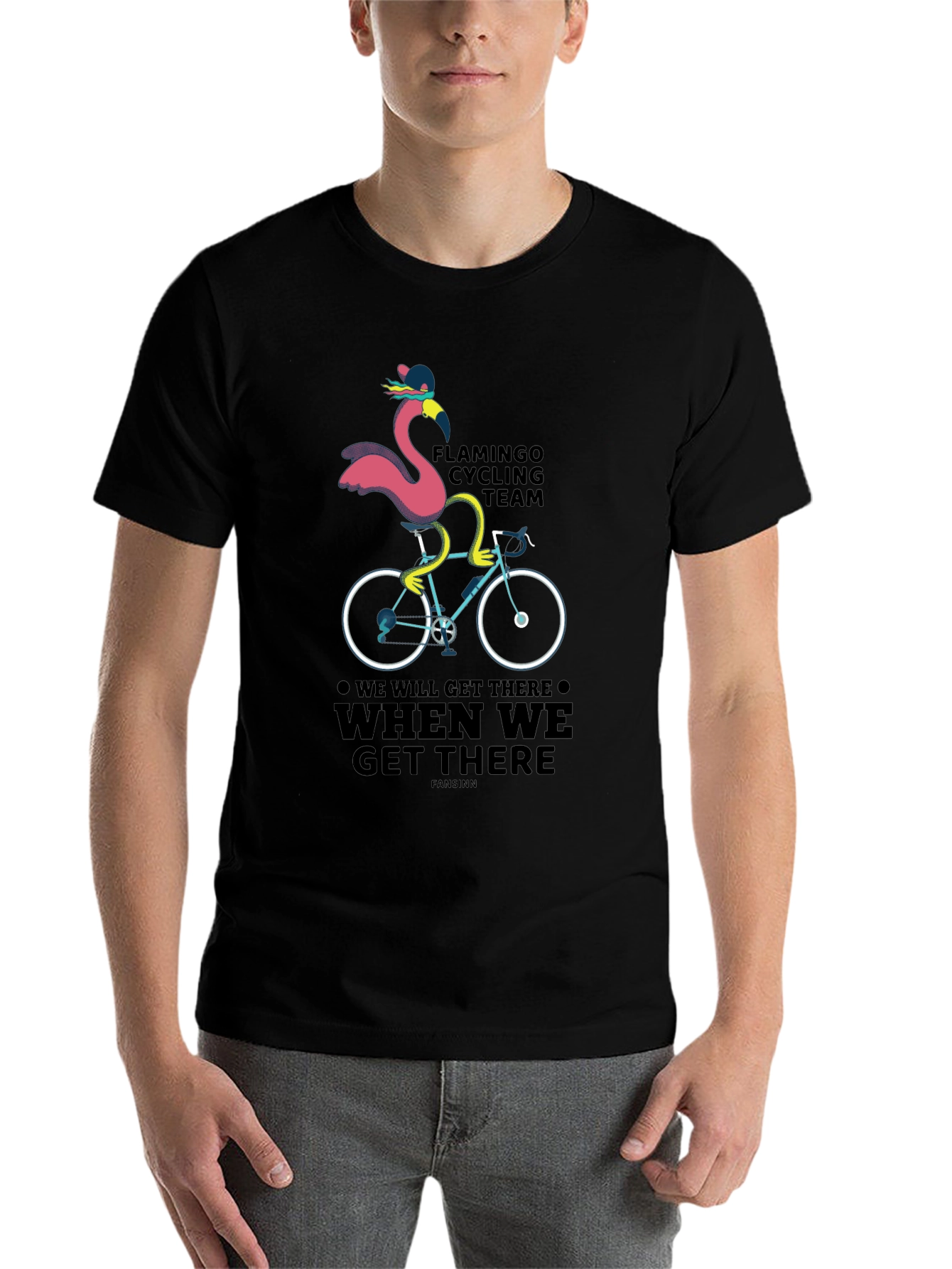 Flamingo Cycling Team T-Shirt - We Will Get There