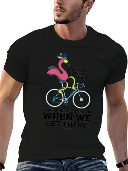 Flamingo Cycling Team T-Shirt - We Will Get There