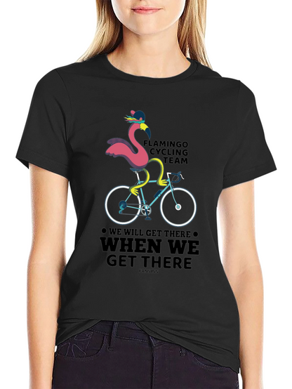Flamingo Cycling Team T-Shirt - We Will Get There