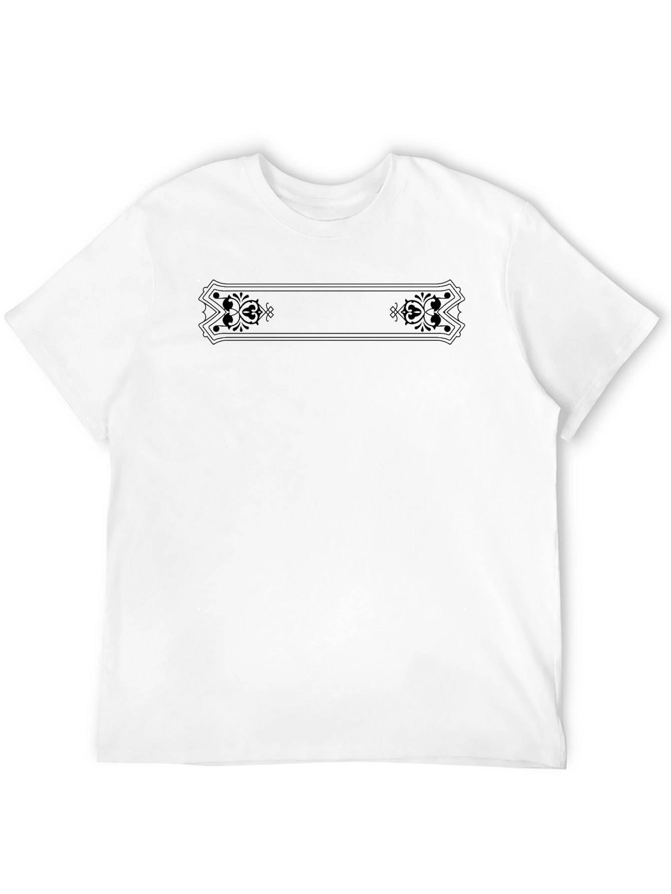 Mens Black Graphic Tee Shirt