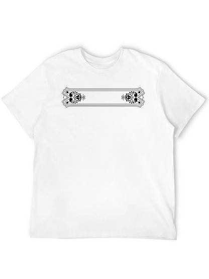 Mens Black Graphic Tee Shirt