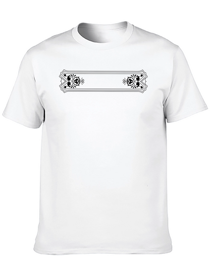 Mens Black Graphic Tee Shirt