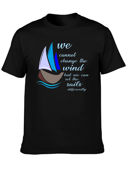 Sailing Quote T-Shirt - Change the Sails!