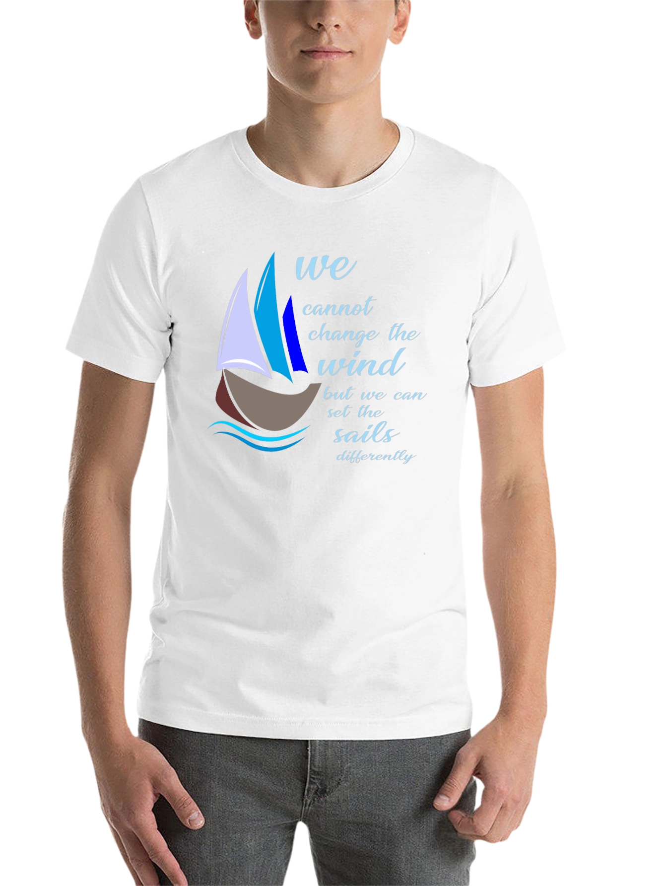 Sailing Quote T-Shirt - Change the Sails!
