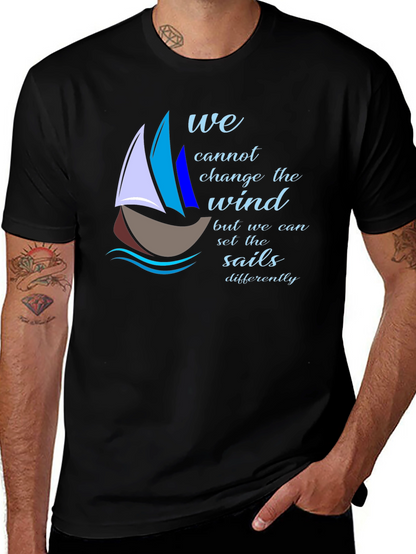 Sailing Quote T-Shirt - Change the Sails!