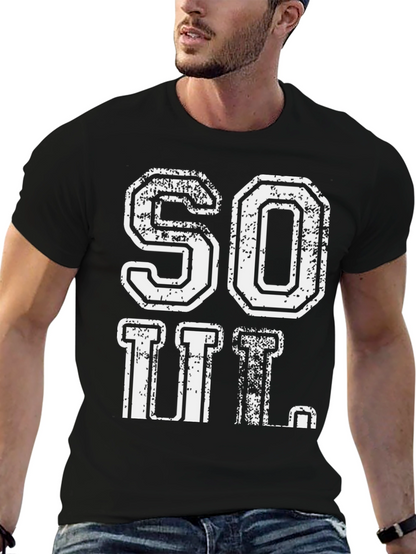 SOUL T-Shirt - Distressed Graphic Tee