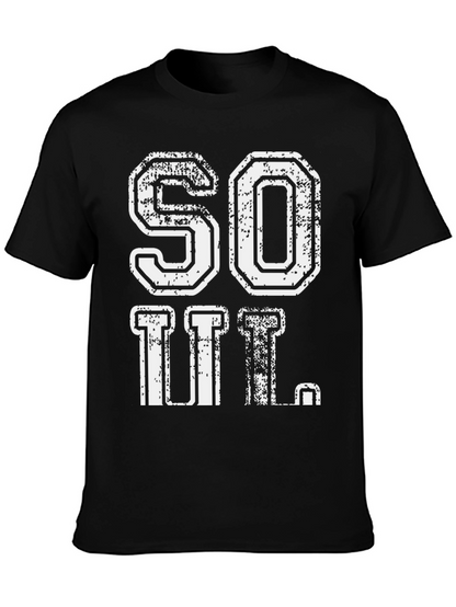 SOUL T-Shirt - Distressed Graphic Tee