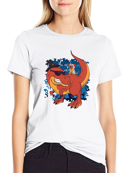 Dino & Mummy Dog Halloween Tee