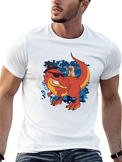 Dino & Mummy Dog Halloween Tee